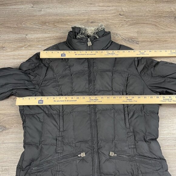 Woolrich Women's Duck Down Jacket/Coat Quilted Winter Size L Black - Picture 9 of 13